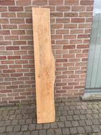 Massief houten wandligger incl verlichting, Doe-het-zelf en Bouw, Hout en Planken, Ophalen, Gebruikt