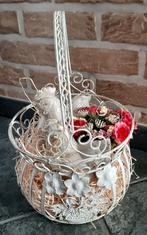 Paasdecoratie : decoratieve ijzeren mand, Diversen, Pasen, Ophalen of Verzenden, Nieuw
