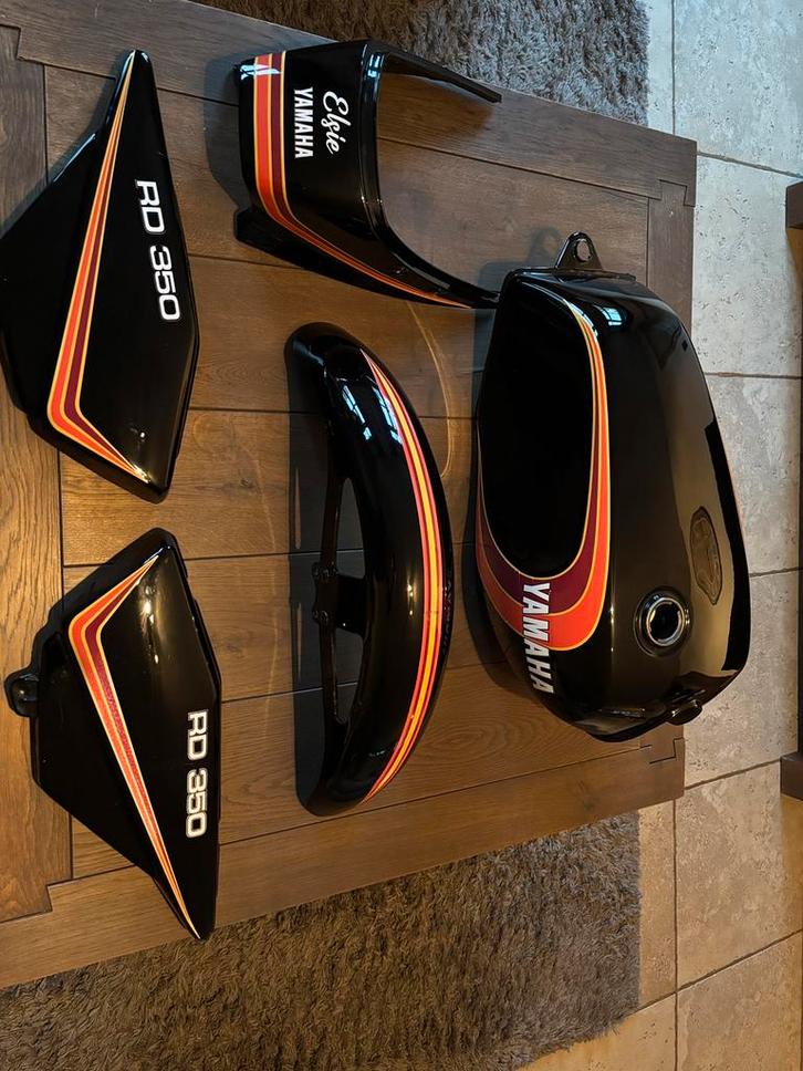 Fairingset yamaha RD350 LC 1980-1982 mars color, Motoren, Onderdelen | Oldtimers, Ophalen
