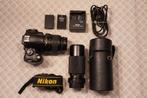 Nikon D40 Spiegelreflexcamera set + 2 lenzen & accessoires, Audio, Tv en Foto, Ophalen, Gebruikt, Spiegelreflex, 6 Megapixel