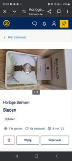 Horloge Balmain, Handtassen en Accessoires, Horloges | Dames, Ophalen, Zo goed als nieuw, Polshorloge, Overige merken