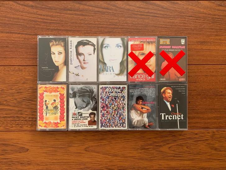 Diverses K7, Cd's en Dvd's, Cassettebandjes, Ophalen of Verzenden