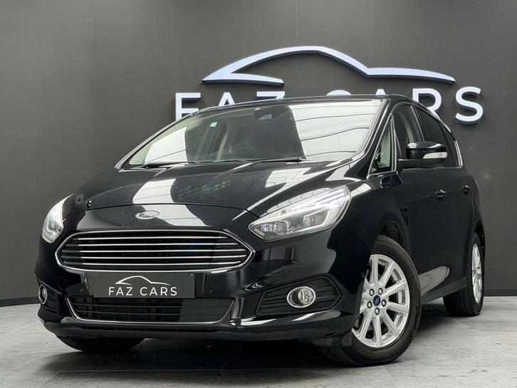 Ford S-Max 2.0 TDCi Titanium * LED + CUIR + GPS + 7PLACES *, Auto's, Ford, Bedrijf, Te koop, S-Max, ABS, Achteruitrijcamera, Adaptieve lichten