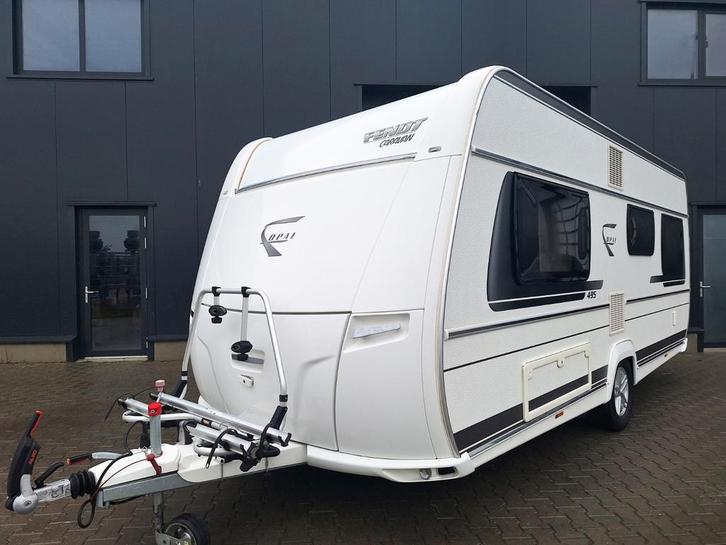 Fendt Opal 495 SFB - Mover - Airco - Luiffel - TV - 2000Ass, Caravans en Kamperen, Caravans, Particulier, tot en met 4, Rondzit