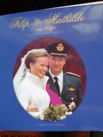 Boek Filip en Mathilde, Verzamelen, Koningshuis en Royalty, Ophalen of Verzenden, Zo goed als nieuw, Tijdschrift of Boek