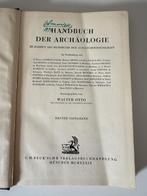 Handbuch der Altertumswissenschaft / Archäologie 1939, Gelezen, 14e eeuw of eerder, Overige gebieden, Ophalen of Verzenden