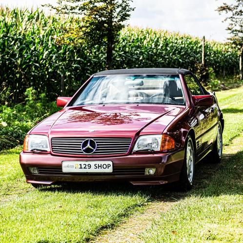 Concoursstaat Mercedes 500SL bouwjaar 1991 met volledige his, Auto's, Oldtimers, Bedrijf, Te koop, ABS, Mercedes-Benz, Benzine