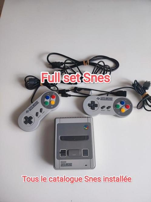 Snes mini originele volledige set Snes geïnstalleerd, Games en Spelcomputers, Games | Nintendo Super NES, Zo goed als nieuw, Ophalen of Verzenden