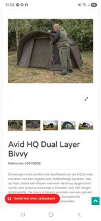 Avid hq  dual layer 2 persoons tent, Watersport en Boten, Hengelsport | Karpervissen, Ophalen of Verzenden