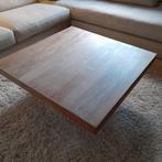 Table basse en teck massif 100 cm x 100 cm comme neuve, Enlèvement