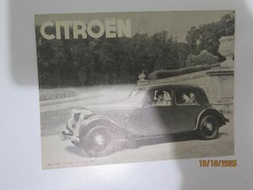CITROEN TRACTION AVANT  FOLDER 1948 ? beschikbaar voor biedingen