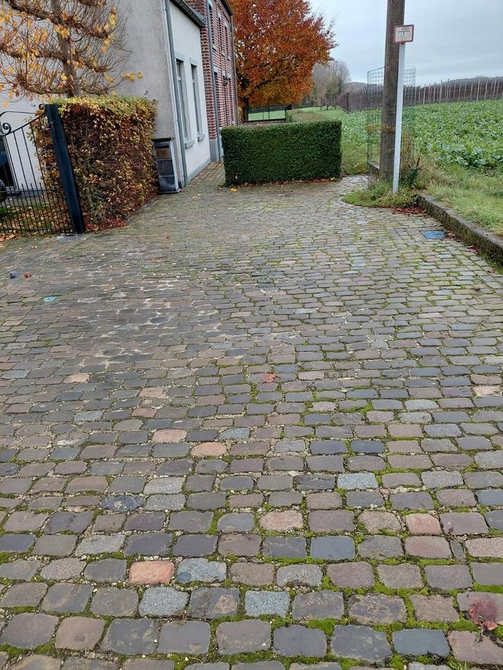250 m² natuurstenen kasseien (grès), Tuin en Terras, Tegels en Klinkers, Ophalen
