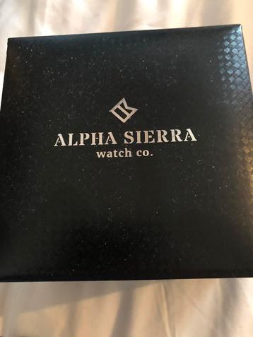 Alpha siërra horloge., Handtassen en Accessoires, Horloges | Heren, Ophalen, Polshorloge, Kunststof, Overige merken
