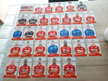 KV Oostende gesigneerde spelerskaarten