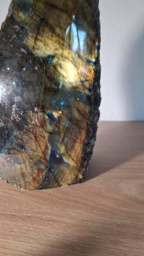 grote labradoriet halfgepolijst 1kg802, Verzamelen, Mineralen en Fossielen, Ophalen
