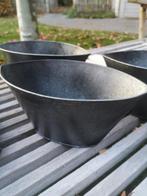 Zinken bloempotjes, Tuin en Terras, Ophalen