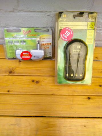 Batterijladers Memorex & Sencys Batterijlader – Set van 2. beschikbaar voor biedingen