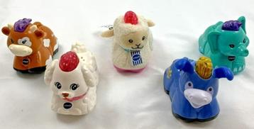 Vtech Zoef Zoef Dieren 5 Stuk ezel poedel koe olifant schaap beschikbaar voor biedingen