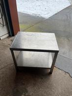 Inox tafeltje, Huis en Inrichting, Ophalen, Gebruikt