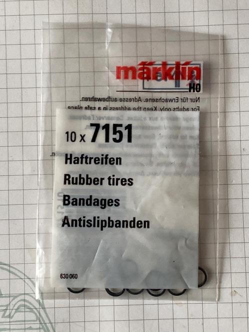 10x Märklin 7151 antislipbanden Nieuw, Hobby en Vrije tijd, Modeltreinen | H0, Nieuw, Locomotief, Gelijkstroom of Wisselstroom