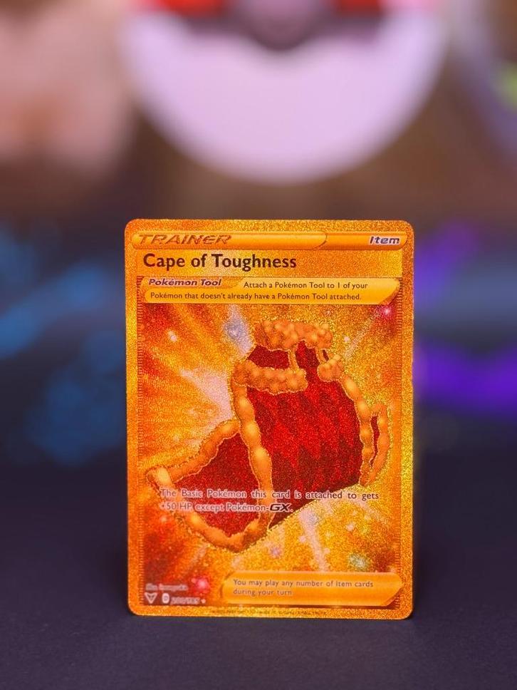 Cape of Toughness 200 – Verzending €2,50 incl. bubbelenvelop, Hobby en Vrije tijd, Verzamelkaartspellen | Pokémon, Zo goed als nieuw
