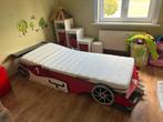 Racebed, verstelbare lattenbodem en matras, Ophalen, Zo goed als nieuw, Lattenbodem