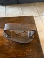 2 oude strijkijzers, Ophalen of Verzenden