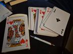 Grote speelkaarten 13x20 cm, Ophalen of Verzenden, Speelkaart(en)