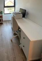 Hemnes bureau wit in zeer goede staat!, Huis en Inrichting, Bureaus, Ophalen, Zo goed als nieuw, Bureau