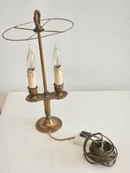 Antieke dubbel arm lamp, Ophalen of Verzenden, Zo goed als nieuw