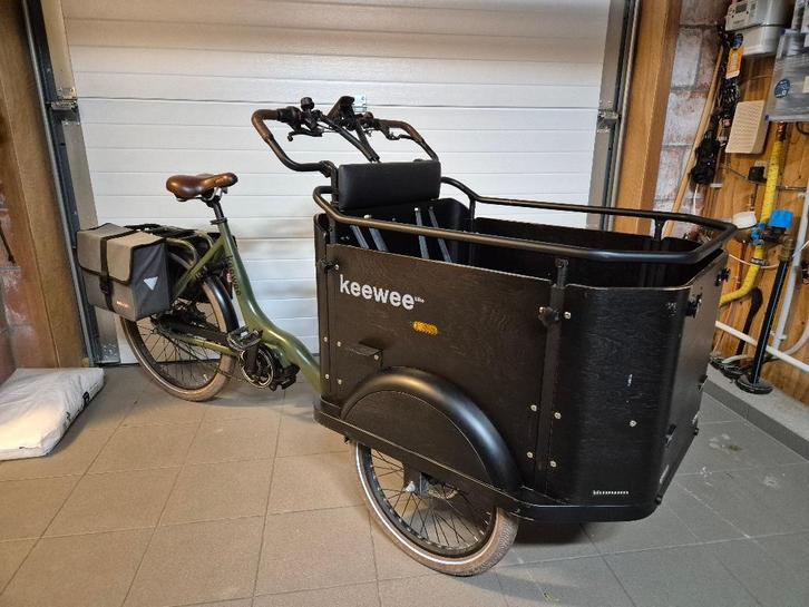 Bakfiets type Keewee, Fietsen en Brommers, Fietsen | Bakfietsen, 4 kinderen of meer, Elektrisch, Huif, Ophalen