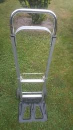 Chariot manuel en aluminium, pneus complets, pliable, Bricolage & Construction, Enlèvement ou Envoi, Comme neuf, Diable