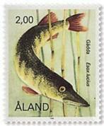 Aland 1990 - vissen, Postzegels en Munten, Postzegels | Europa | Scandinavië, Ophalen of Verzenden, Postfris