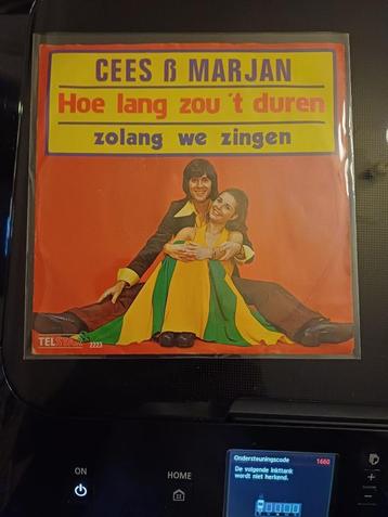 Cees & Marjan – Hoe Lang Zou 't Duren  1976  Schlager beschikbaar voor biedingen