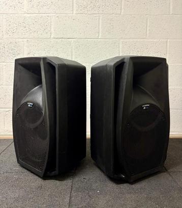 dB Technologies Cromo 12+ set vn 2 12” actieve speakers 600W, Autres marques, Enlèvement, Utilisé, Haut-parleurs Frontaux, Arrière ou Stéréo