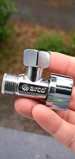 Robinet d'arrêt WC 1/4 tour équerre chromé 3/8" NF741-ARCO, Ophalen, Kraan