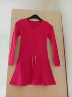 Donkerroze kleedje met lange mouwen maat 134/140, als nieuw, Kinderen en Baby's, Kinderkleding | Maat 134, Ophalen of Verzenden