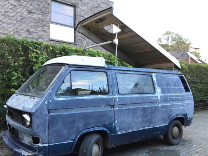 volkswagen T3 westfalia project, Auto's, Volkswagen, Particulier, Transporter, Schuifdeur, Diesel, 3 deurs, Handgeschakeld, Ophalen