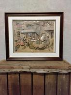Anton pieck 3D prent brood en bakkerij, Antiek en Kunst, Ophalen of Verzenden