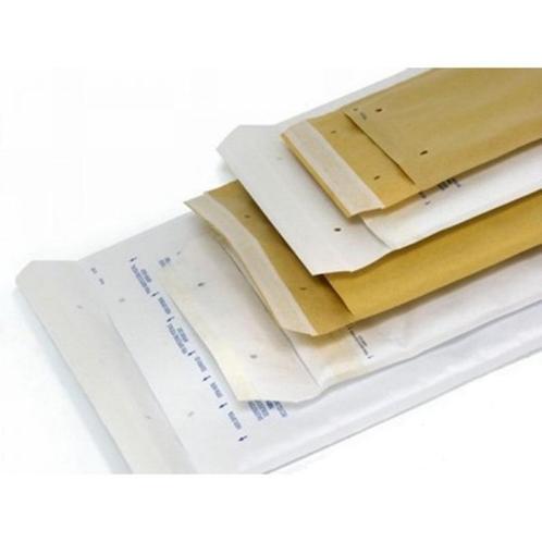 259 Witte en Bruine Luchtkussen Enveloppen Varia afmetingen, Diversen, Papierwaren, Nieuw, Ophalen