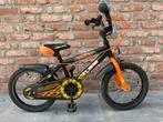Kinderfiets 16 inch zwart-oranje, Vélos & Vélomoteurs, Vélos | Vélos pour enfant, Stabilisateurs, Enlèvement, Utilisé, 16 à 20 pouces