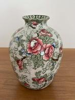 Vintage vaas van Leighton aardewerk „Chinese Rose”, Ophalen of Verzenden