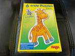 6 eerste houten puzzels Haba, Kinderen en Baby's, Ophalen of Verzenden, Zo goed als nieuw