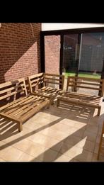Loungehoek in nieuwstaat 2.20 x 2.20, Tuin en Terras, Tuinsets en Loungesets, Ophalen of Verzenden, Zo goed als nieuw