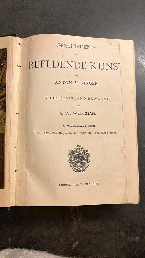 Prachtig Antiek Kunstboek: De Renaissance in Italië, Antiek en Kunst, Antiek | Boeken en Manuscripten, Ophalen