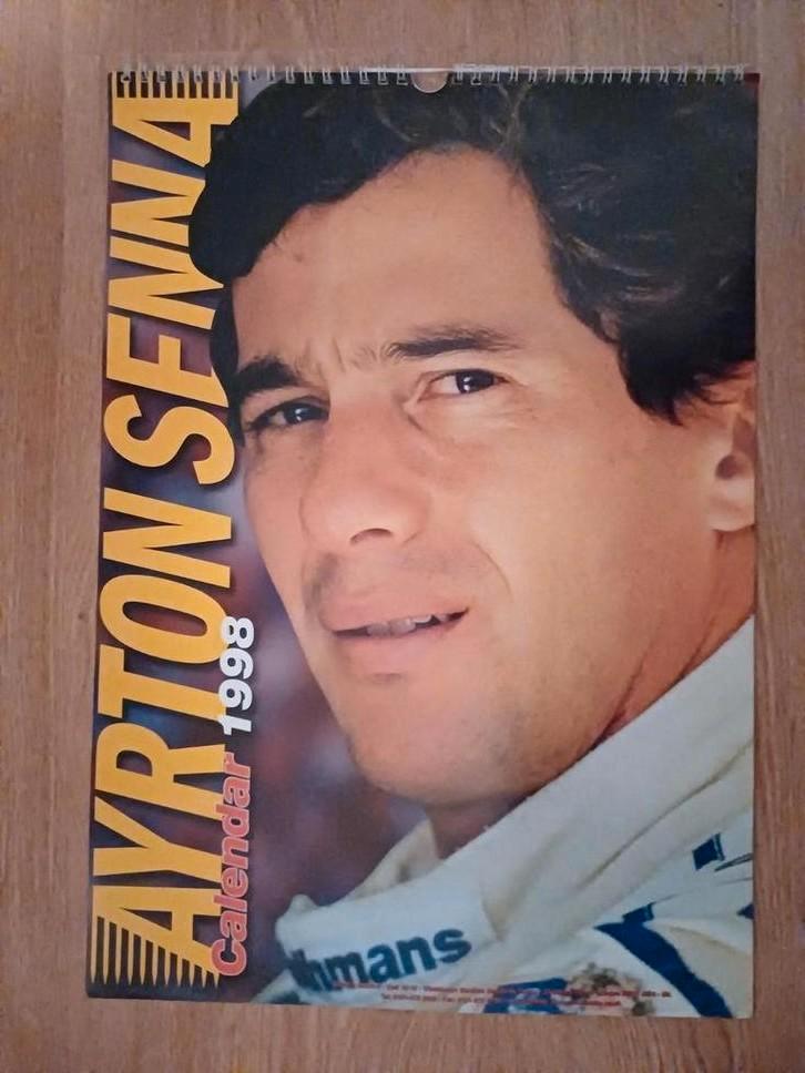 Kalender Ayrton Senna A3 1998, Verzamelen, Automerken, Motoren en Formule 1, Formule 1, Ophalen of Verzenden