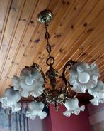 Antieken kroonluchter, Huis en Inrichting, Lampen | Kroonluchters, Ophalen, Gebruikt, Glas, Vintage