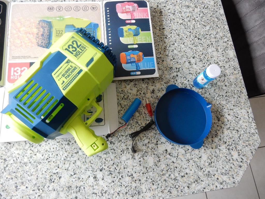 nr.279 - Bubble machine Bellenblaas pistool, Kinderen en Baby's, Speelgoed | Buiten | Los speelgoed, Zo goed als nieuw, Ophalen of Verzenden