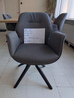 Set eetstoelen – donkergrijs – zeer comfortabel, Huis en Inrichting, Stoelen, Ophalen, Gebruikt, Stof, Vijf, Zes of meer stoelen