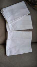 4 witte stoffen servetten 50x50 nieuw, Huis en Inrichting, Ophalen of Verzenden